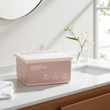 GENOSYS Skin Reboot PDRN Mask Pack 30 masks box displayed on a white countertop next to a sink