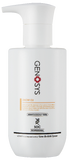 Genosys skincare product bottle on a white background. GENOSYS Snow O2 Oxygen Cleanser 180ml pump bottle for deep pore cleansing